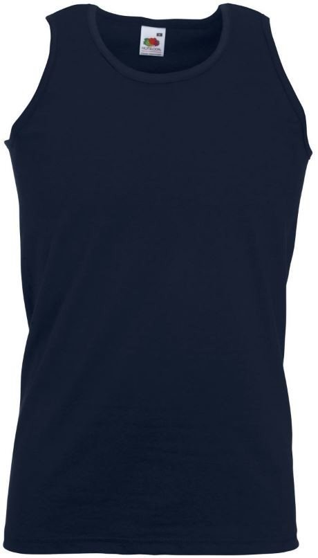 Tílko pánské Fruit of the Loom Valueweight Athletic Vest - tmavé navy, S