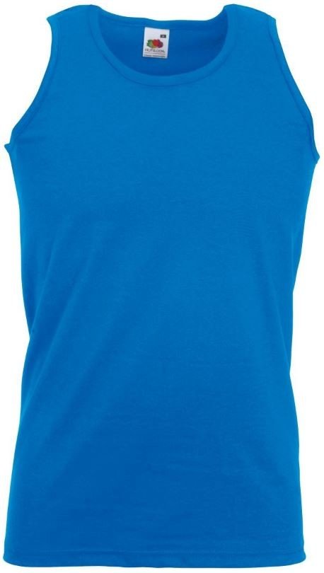 Tílko pánské Fruit of the Loom Valueweight Athletic Vest - modré, S