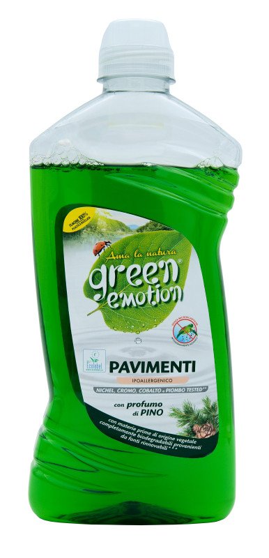 green emotion PAVIMENTI 1000 ml hypoalergenní čistič na podlahy - GREEN EMOTION