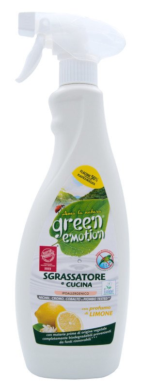 green emotion SGRASSATORE e CUCINA 750 ml hypoalergenní odmašťovač - GREEN EMOTION