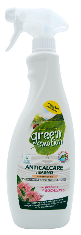green emotion ANTICALCARE e BAGNO 750 ml hypoalergenní čistič koupelen - GREEN EMOTION