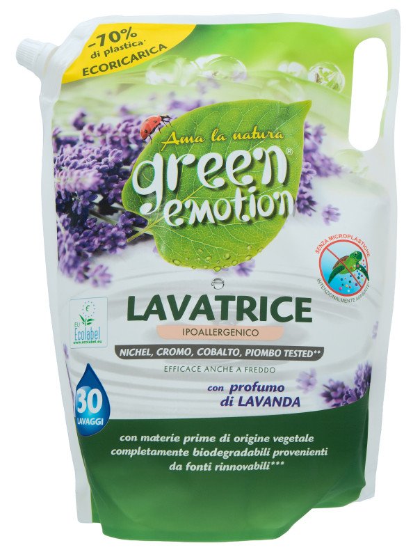 green emotion LAVATRICE 1500 ml hypoalergenní prací gel - náplň - GREEN EMOTION