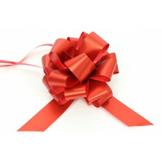 Brizzolari Stahovací stuha - matná červená - 12,5 cm - 6811-4311-07