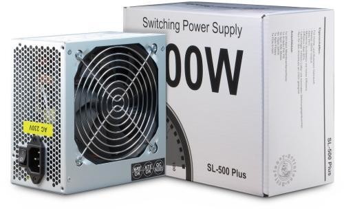 INTER-TECH zdroj SL-500 PLUS, aktivní PFC, 120 mm ventilátor, (80 PLUS) (88882140)