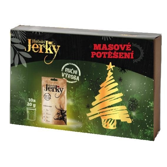 Jihočeské Jerky Vánoční masové potěšení 10 x 20 g