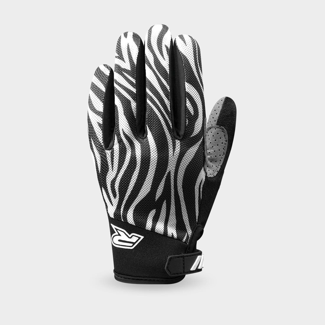 RACER GP STYLE rukavice černá/bílá 3XL