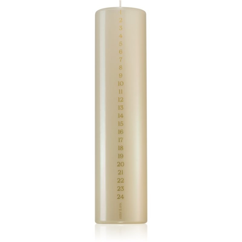 ester & erik advent ivory dekorativní svíčka 6x25 cm