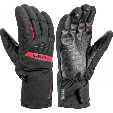 Leki Space GTX black-red 653861302 pánské nepromokavé lyžařské rukavice 7,5 (S)