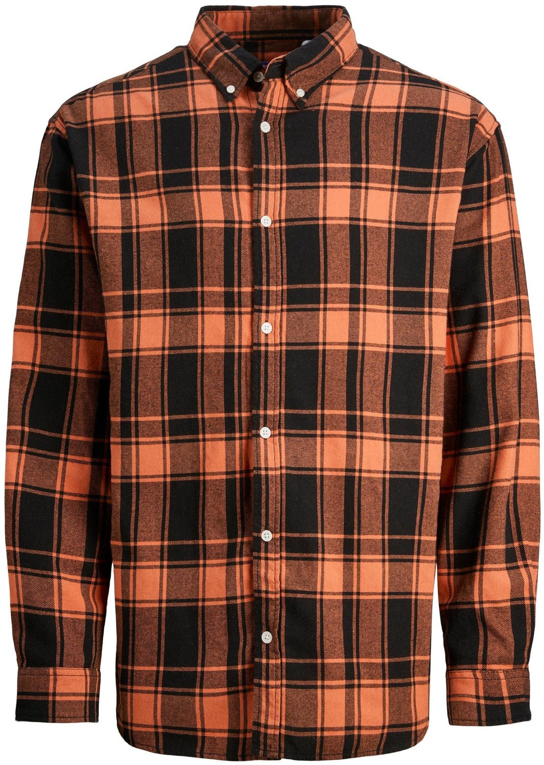 Jack&Jones Pánská košile JORCOZY Wide Fit 12246648 Ginger XXL