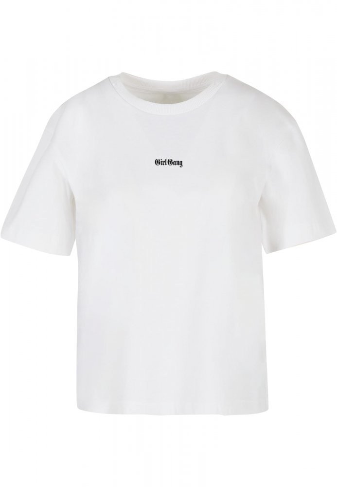 Girl Gang Tee - white L
