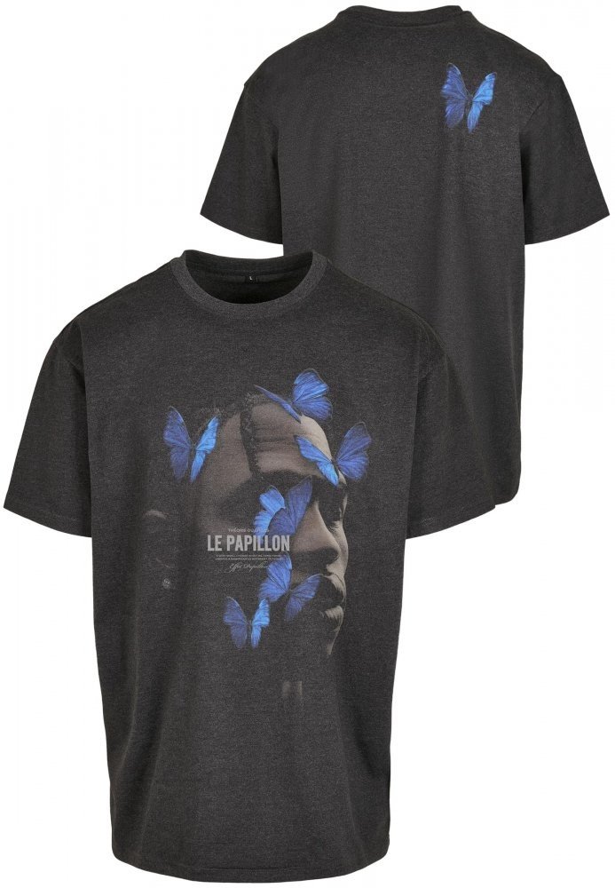 Le Papillon Oversize Tee - charcoal L