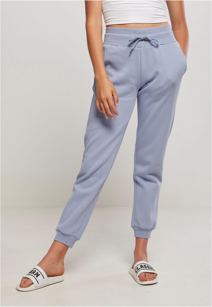 Ladies Organic High Waist Sweat Pants - violablue 3XL