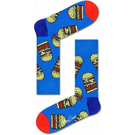 Ponožky Happy Socks Burger - Modrá - 36/40