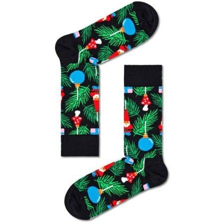 Ponožky Happy Socks Christmas Tree Decor - Černá - 36/40