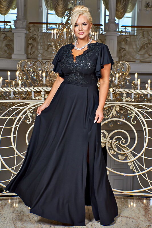 Černé společenské šaty Bosca Fashion Laura 38