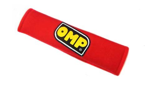 Návleky na bezpečnostní pásy OMP červené - 50mm