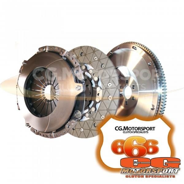 Spojkový kit CG Motorsport 666 Series Audi A3 8P 2.0 TDi CBAA, CBAB, CLJA, CBBB (Sachs setrvačník) (06-10)