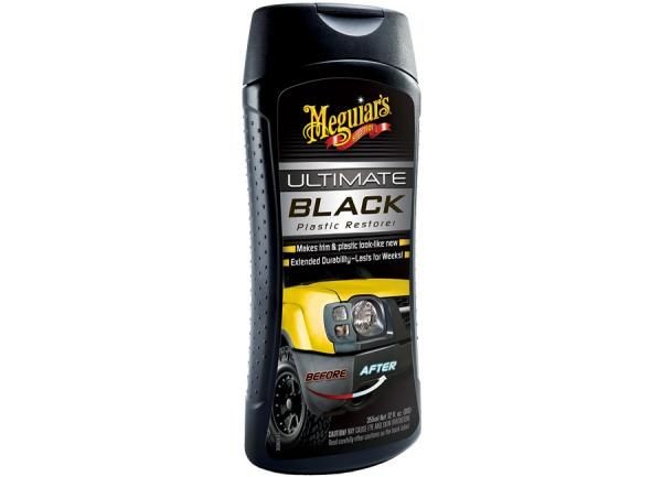 Meguiars Ultimate Black Plastic Restorer 355ml - oživovač a ochrana nelakovaných plastů v exteriéru i interiéru