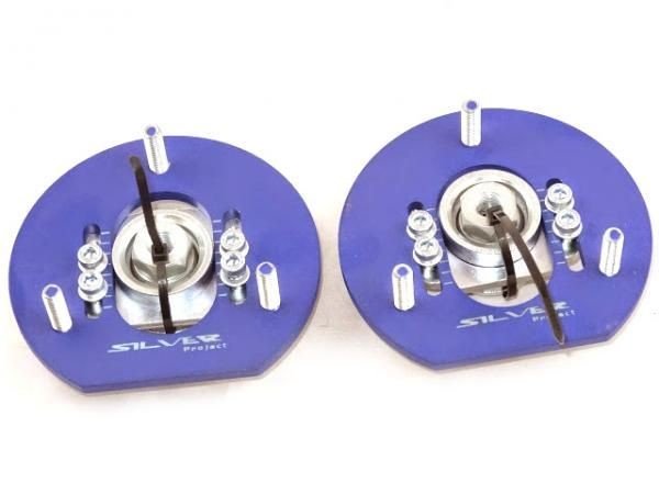 Přední horní uložení tlumičů (Pillowball Top Mounts) Silver Project Fiat Uno / Uno Turbo 146A/E - verze pro sériový podvozek