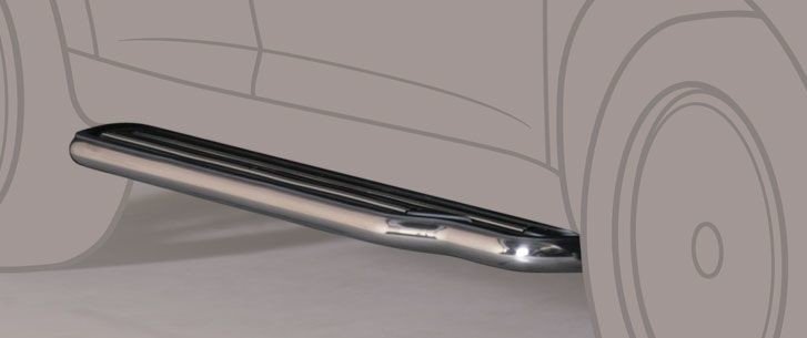Misutonida Boční nerezové nášlapy TOYOTA HJ 100 98/05