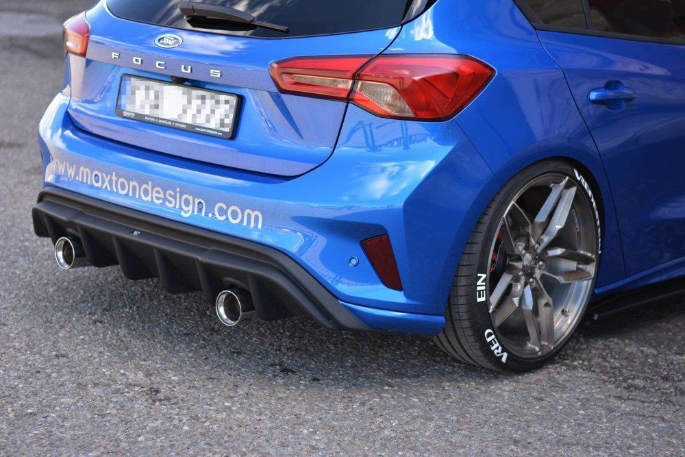 Maxtondesign Středový spoiler pod zadní nárazník+výfuk Ford Focus ST-Line 2018 -