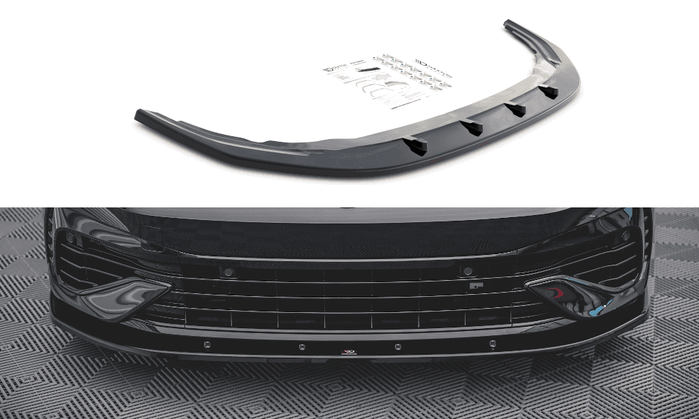 Maxtondesign Přední spoiler nárazníku Volkswagen Golf R Mk8 2020 -