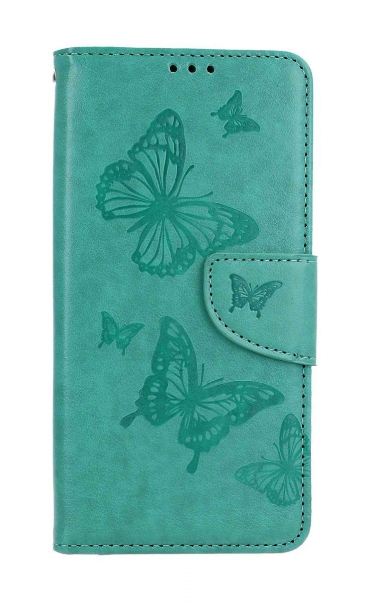Pouzdro TopQ Samsung A54 5G knížkové Butterfly zelené 111889