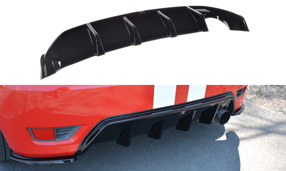 Maxtondesign Středový spoiler pod zadní nárazník Ford Fiesta ST Mk6 2004-2008