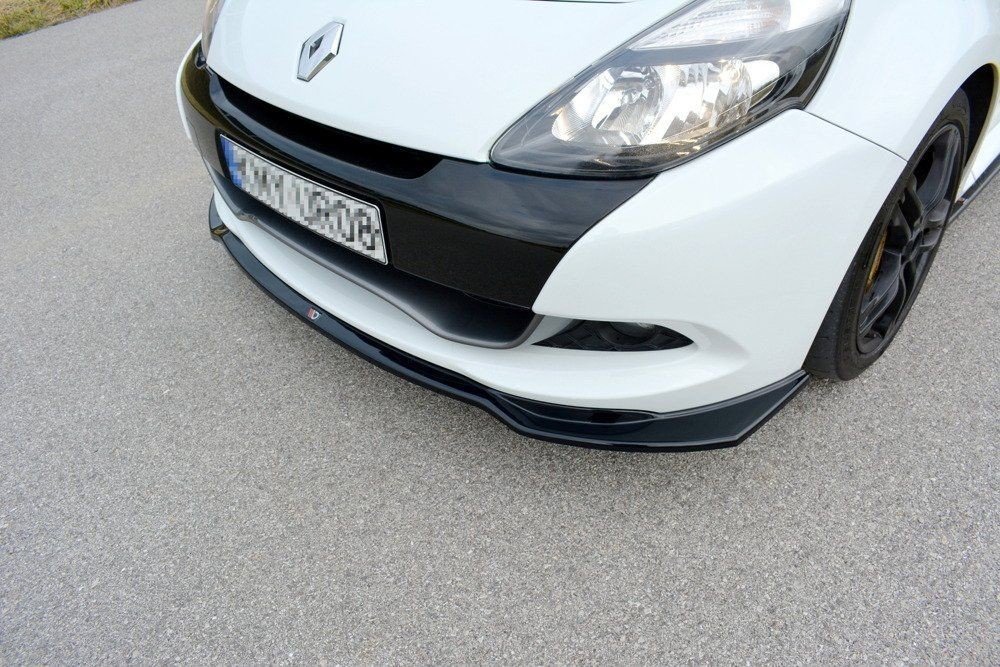 Maxtondesign Přední spoiler nárazníku RENAULT CLIO MK3 RS FACELIFT 2009- 2012