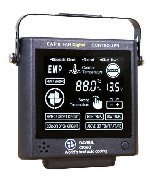 Digitální kontrolní panel Davies Craig EWP/FAN Controler pro elektrické vodní pumpy a ventilátory