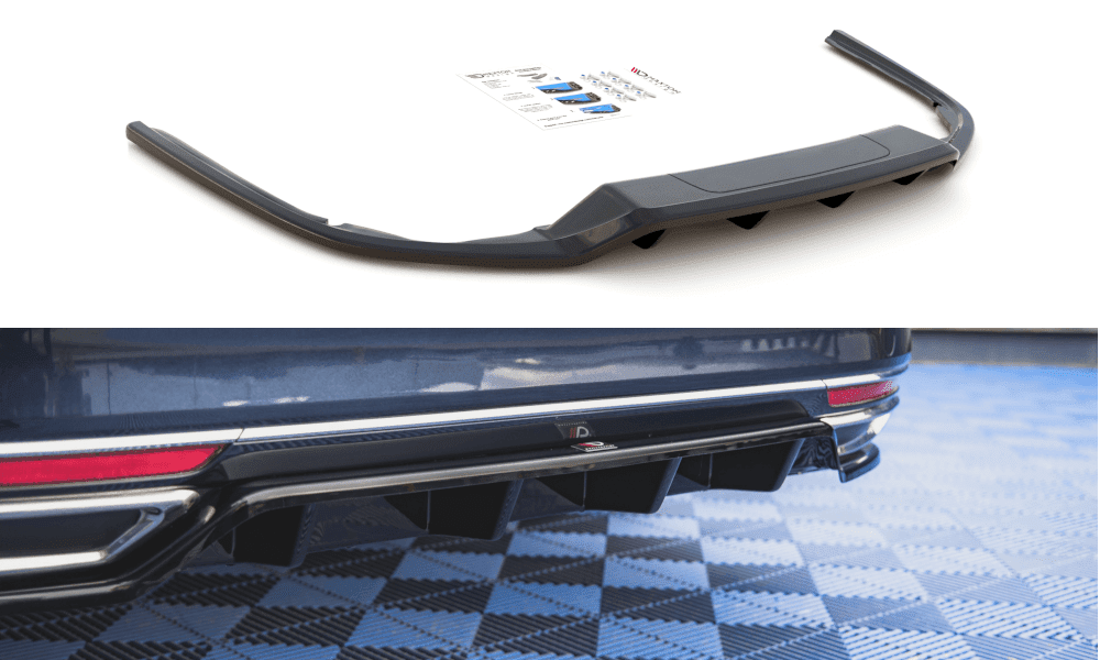 Maxtondesign Středový spoiler pod zadní nárazník Volkswagen Passat B8 2014 -