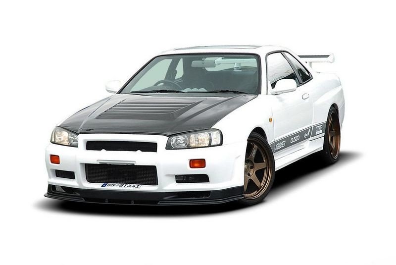 Maxtondesign Kapota NISSAN SKYLINE R34 GTR - GTR Look