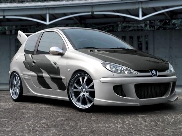 Maxtondesign Kryty prahů PEUGEOT 206 - WILD