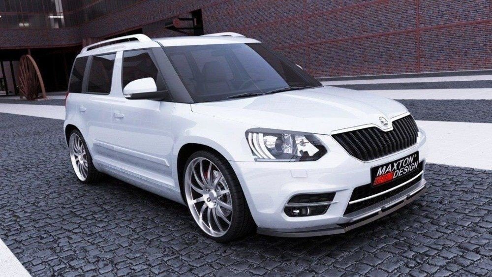 Maxtondesign Přední spoiler nárazníku Škoda Yeti CITY version 2013 -