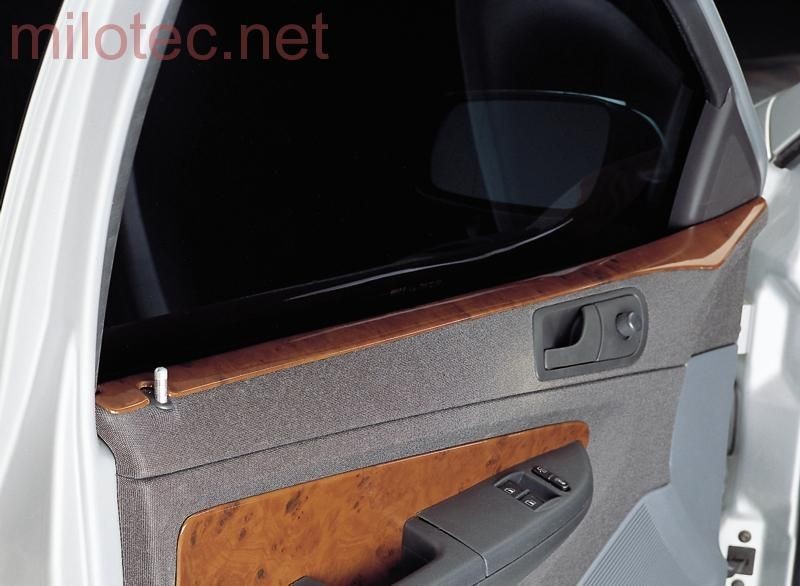 Milotec Dekor dveří horní - ABS s povrchem kořenového dřeva, Fabia I. Combi 2000-2007