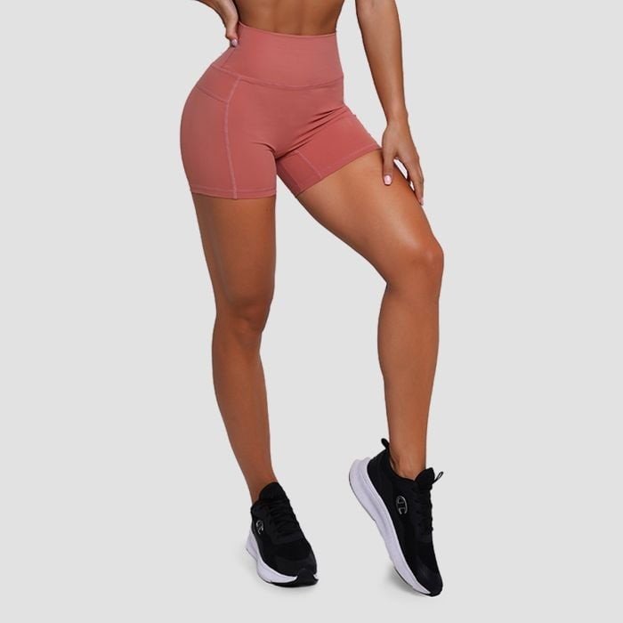 Dámské šortky FIT Salmon XXL - GymBeam