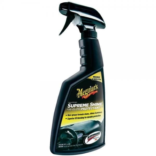 Meguiars Supreme Shine Vinyl & Rubber Protectant 450ml - ochrana interiérových plastů (vysoký lesk)