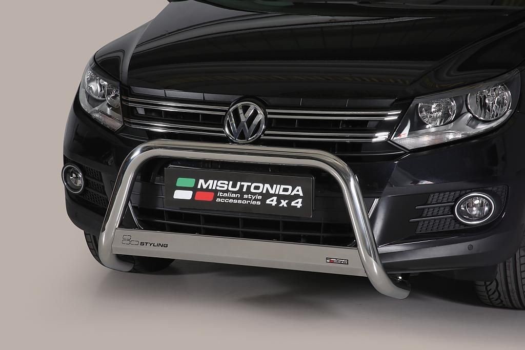 Misutonida Přední ochranný nerez rám VOLKSWAGEN Tiguan Sport & Style/ Trend & Fun 11/15 63mm