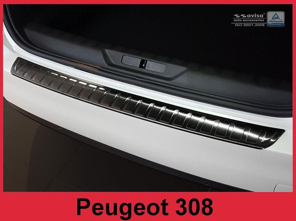 Globmel Kryt prahu zadních dveří Peugeot 308 II hatchback - černý grafit