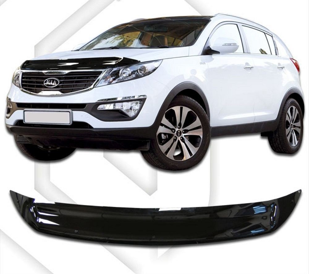 Scoutt Plexi lišta přední kapoty KIA Sportage 2010–2015