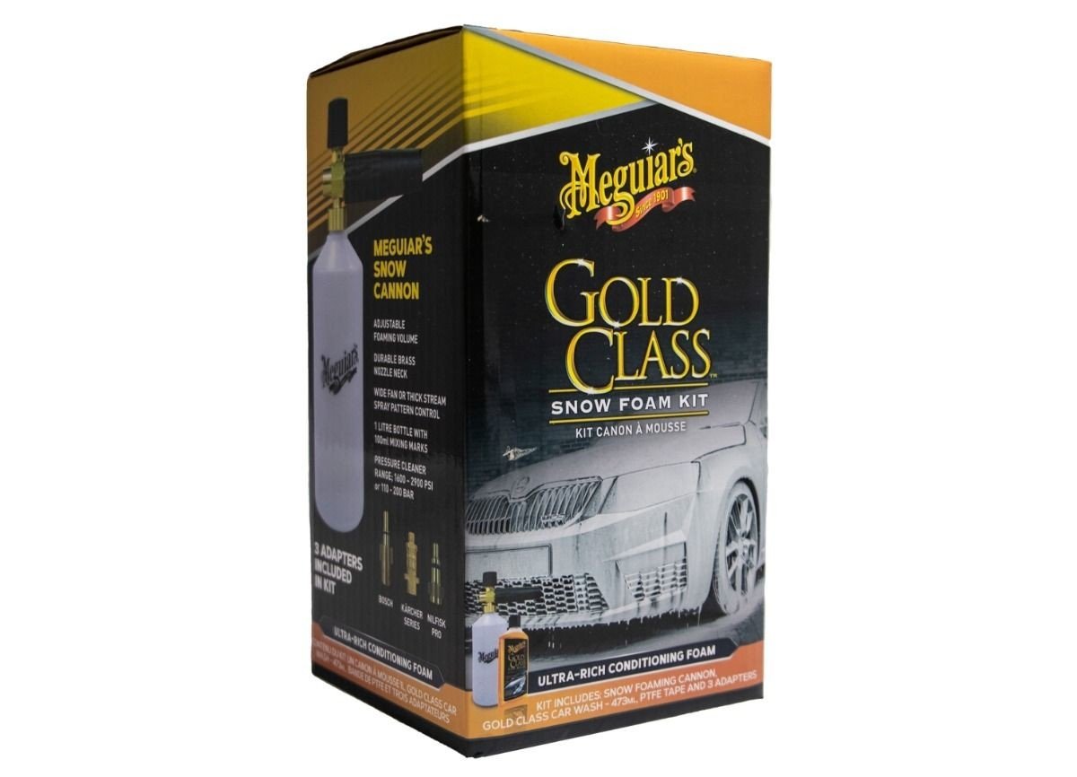Meguiars Meguiar's Gold Class Snow Foam Kit - sada napěňovače a autošamponu Meguiar's Gold Class, 473 ml
