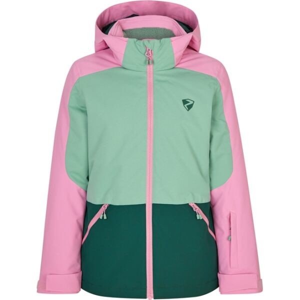 Ziener AMELY Dívčí lyžařská bunda, zelená, veľkosť 164