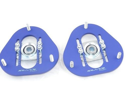 Přední horní uložení tlumičů (Pillowball Top Mounts) Silver Project Toyota Corolla AE92 Levin (87-91) / AE101 / AE111
