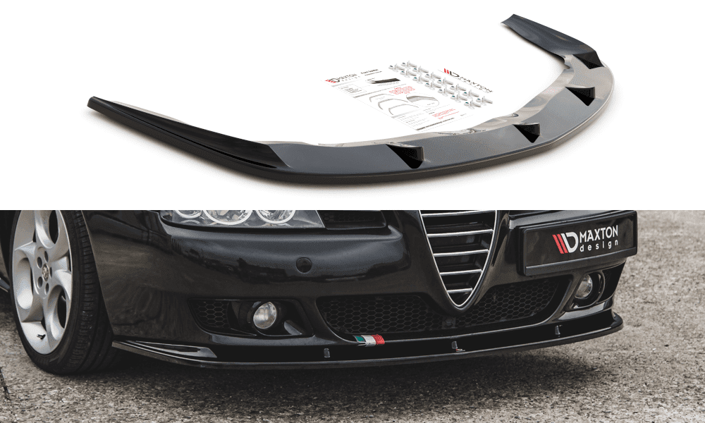 Maxtondesign Spoiler pod přední nárazník Alfa Romeo 156 Facelift 2003 - 2006