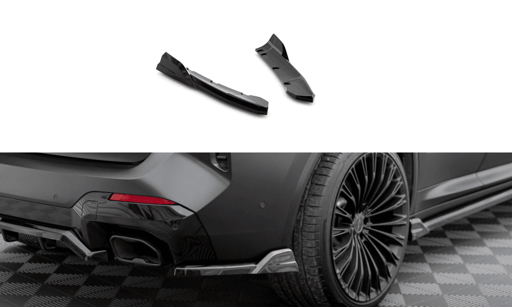 Maxtondesign Boční spoiler pod zadní nárazník BMW X3 M-Pack G01 Facelift  2021 -