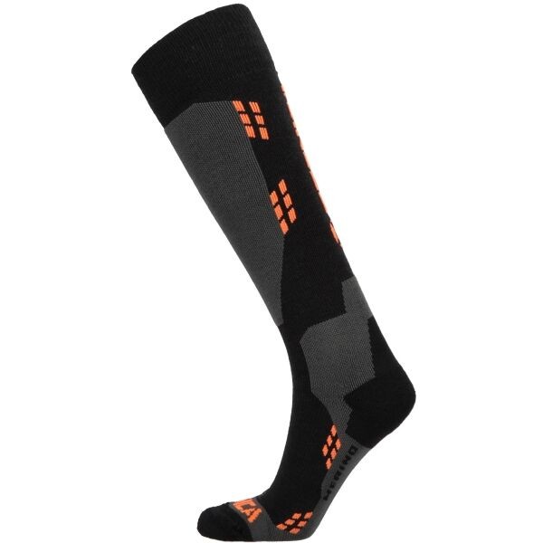 Tecnica MERINO SKI SOCKS Lyžařské podkolenky, černá, veľkosť 35-38