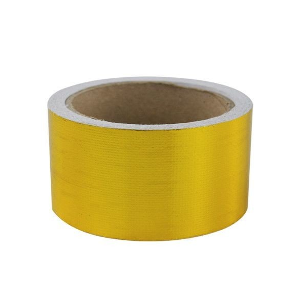 Turbo Parts Hliníková páska zlatá Gold Heat Wrap Barrier 50mm x 10m