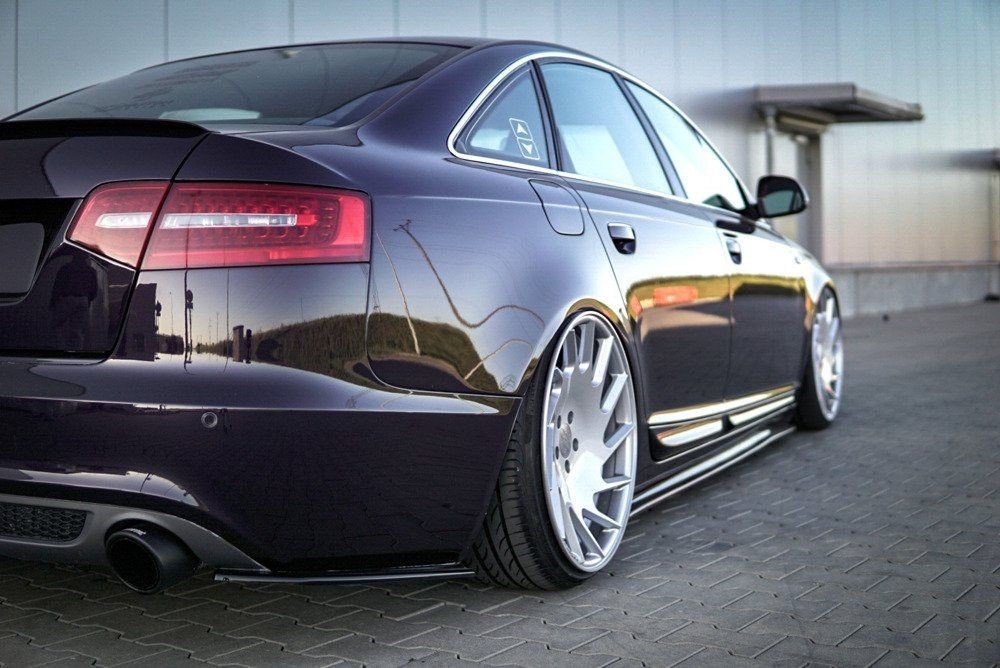 Maxtondesign Boční spoiler pod zadní nárazník Audi A6 S-Line C6 Sed./Ava. 04-08  A6 S-Line C6 FL Sed./Ava. 08-11