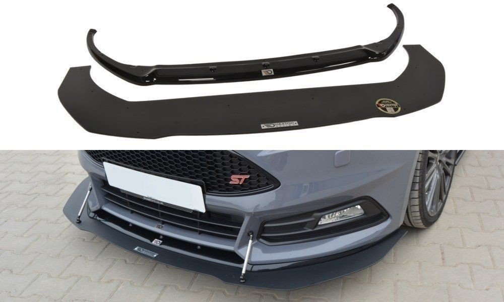 Maxtondesign Přední spoiler nárazníku Ford Focus ST Mk3 2015-2016
