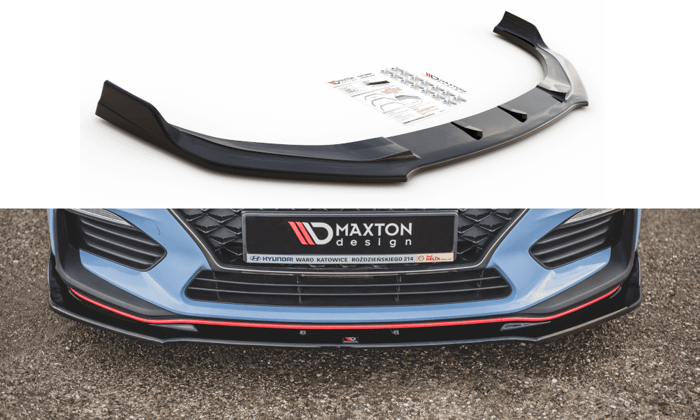 Maxtondesign Přední spoiler nárazníku Hyundai I30 N Mk3 Hatchback/ Fastback 2017-